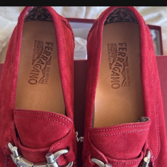 Salvatore Ferragamo Suede Drivers Size 10 - Picture 3 of 6